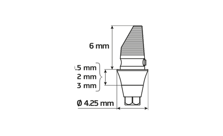 Immagine di Ti Base estetico con ingaggio H0.5