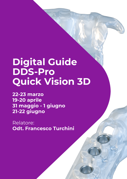 Immagine di Corso in aula: "Digital Guide DDS-Pro Quick Vision 3D"