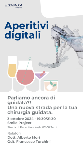 Immagine di Aperitivo Digitale: "Parliamo ancora di guidata?! Una nuova strada per la tua chirurgia guidata"