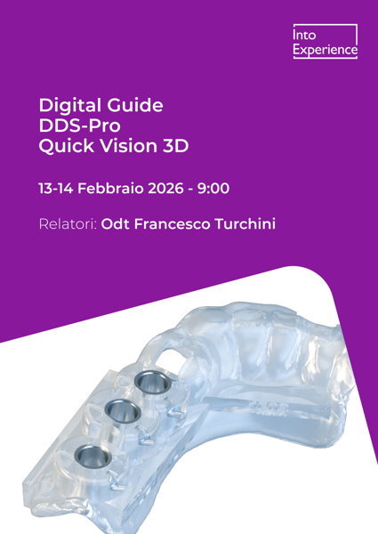 Immagine di Corso in aula: "Digital Guide DDS-Pro Quick Vision 3D" (13 - 14 febbraio)