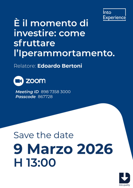 Immagine di Webinar: "È il momento di investire: come sfruttare l’Iperammortamento risparmiando migliaia di euro”